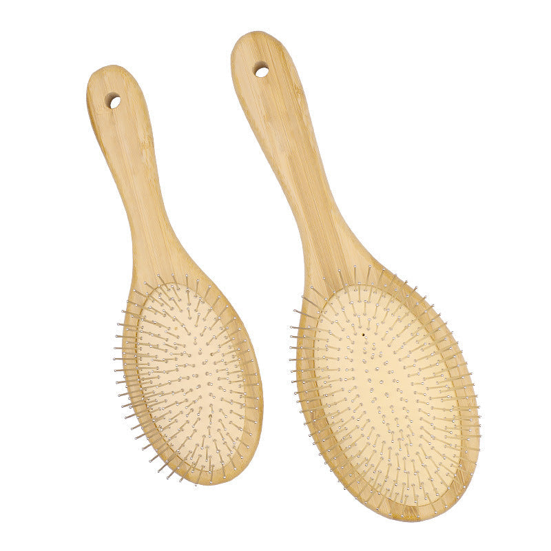 Wood Grain Airbag Massage Steel Comb, view 6 of 7