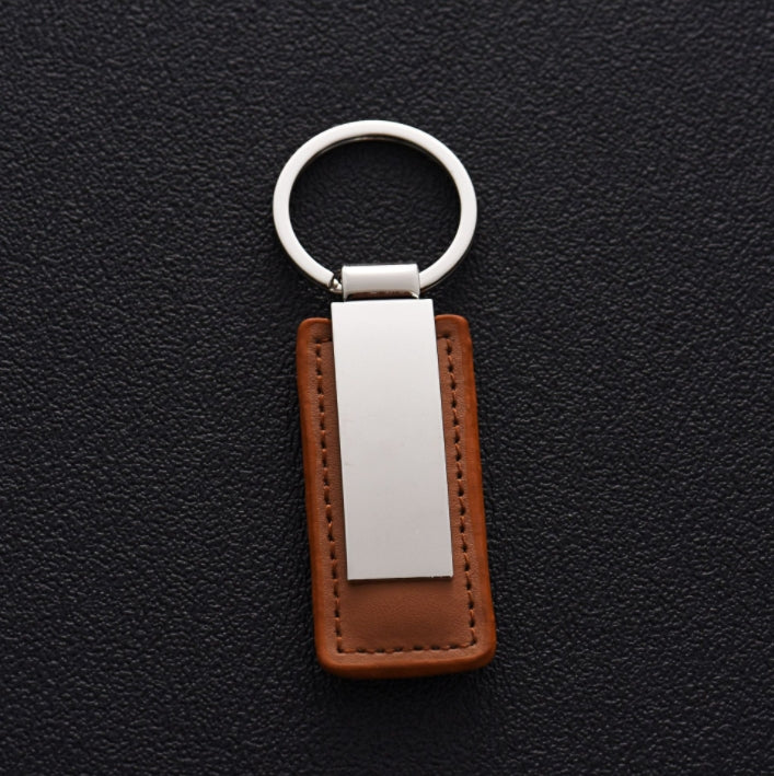 Custom Logo Leather Iron Keychain | Premium Corporate Gifts and Custom Gifts