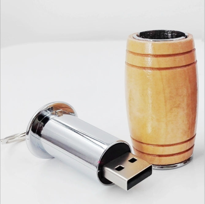 Barrel-shaped Flash Drive, view 3 of 3