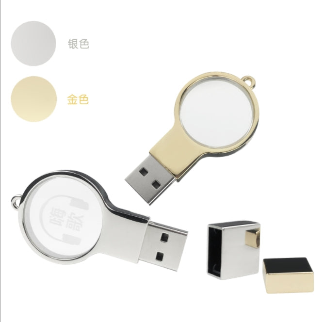 Custom Logo Magnifying glass flash drive | Premium Corporate Gifts and Custom Gifts
