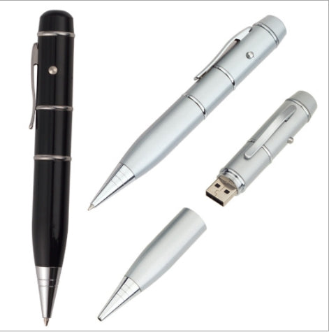 Basic Laser USB Ballpoint Pen, view 2 of 3