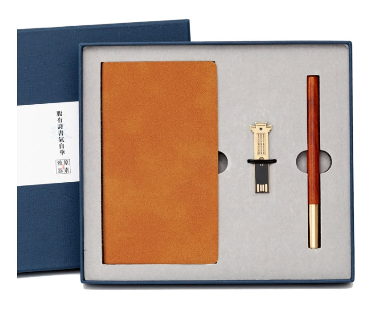 Custom Logo A6 Notebook Three-Piece Set Gift Box | Premium Corporate Gifts and Custom Gifts