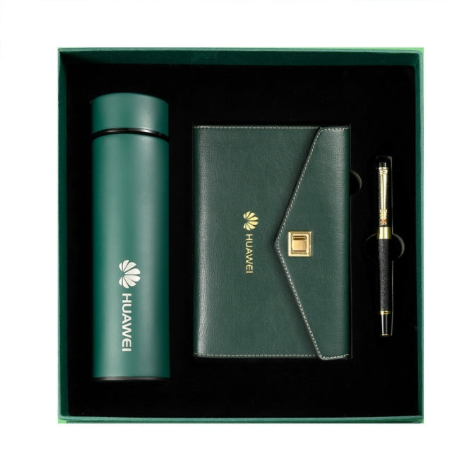 Custom Logo Business Thermos Mug Notebook Gift Box | Premium Corporate Gifts and Custom Gifts