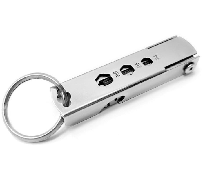 Mini Multi-functional Combination Tool printed with a company logo, corporate gift