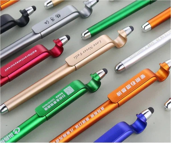 C-shaped Touch Advertising Oil-based Pen, view 3 of 5