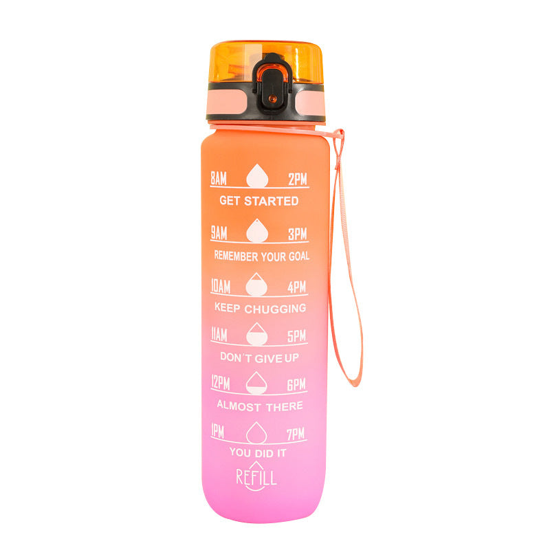 Custom Logo Colorful gradient color water bottle 1L | Premium Corporate Gifts and Custom Gifts