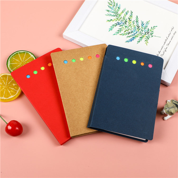 Custom Logo Kraft Post-it Note Combo Notebook | Premium Corporate Gifts and Custom Gifts