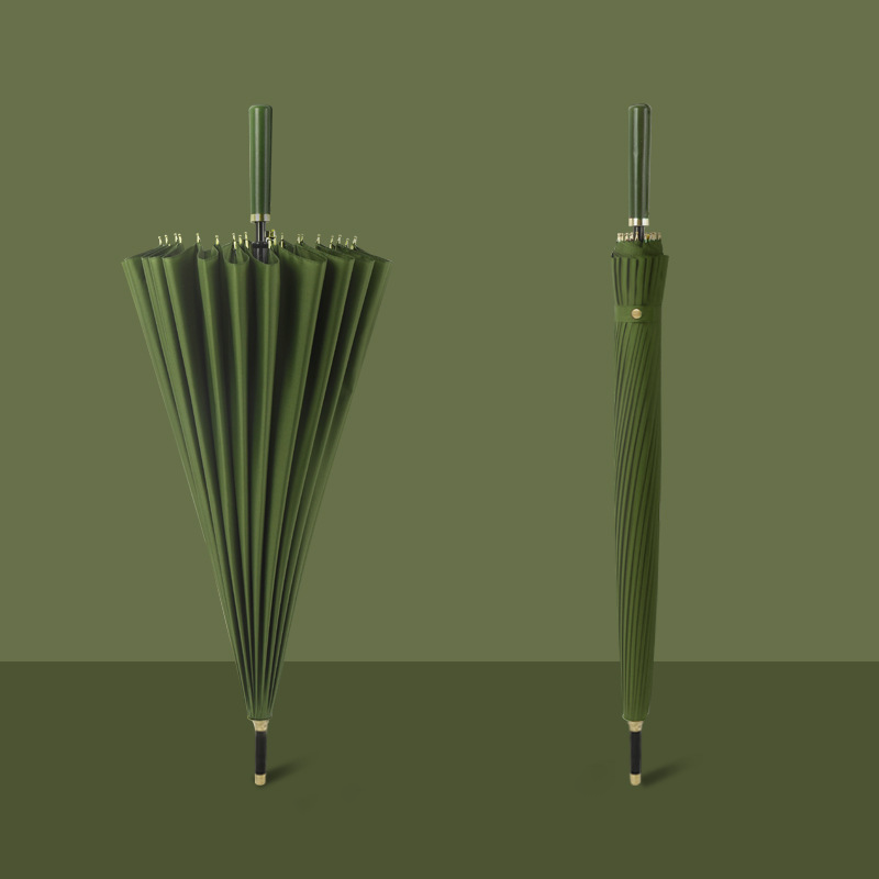 24-bone Straight Pole Long-handled Umbrella, view 5 of 15