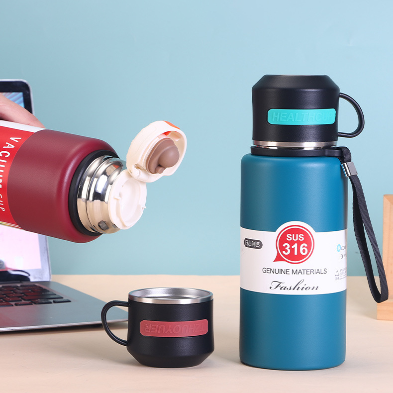 Custom Logo 316 Stainless Steel Insulated Tea Infuser Bottle | Premium Corporate Gifts and Custom Gifts
