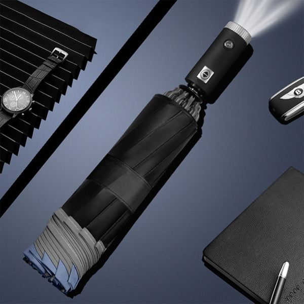 LED Light Folding Reverse Umbrella, view 10 of 10