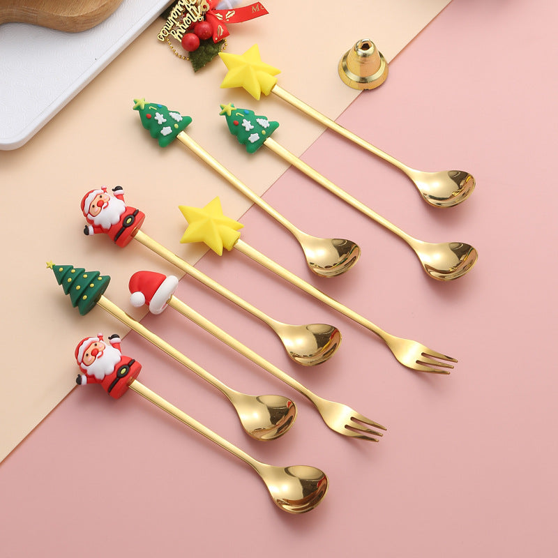 Christmas Stainless Steel Tableware Set, view 10 of 11
