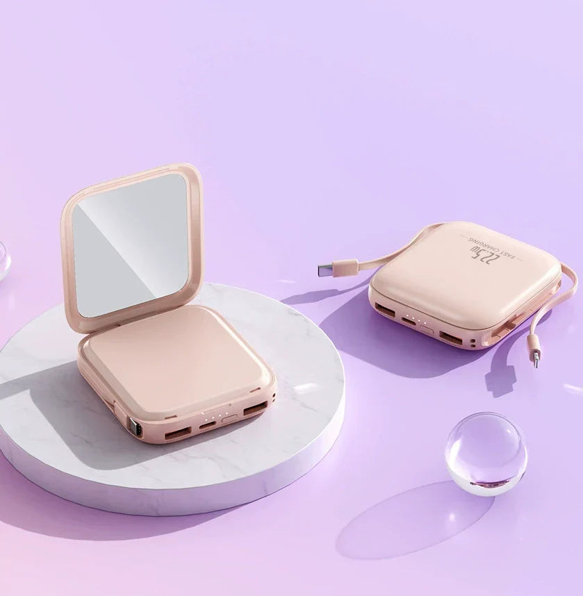 High-value Makeup Mirror Power Bank, view 3 of 5