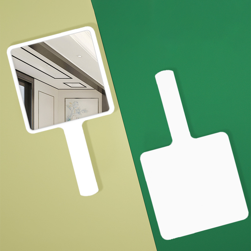 Custom Logo cute square handheld mirror | Premium Corporate Gifts and Custom Gifts