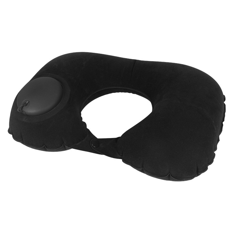 Press-type Inflatable Neck Pillow (flocking), view 6 of 15