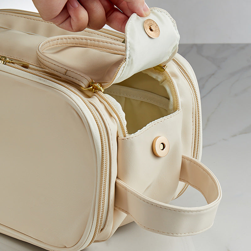 Large Capacity Double Zipper Toiletry Bag, view 2 of 7