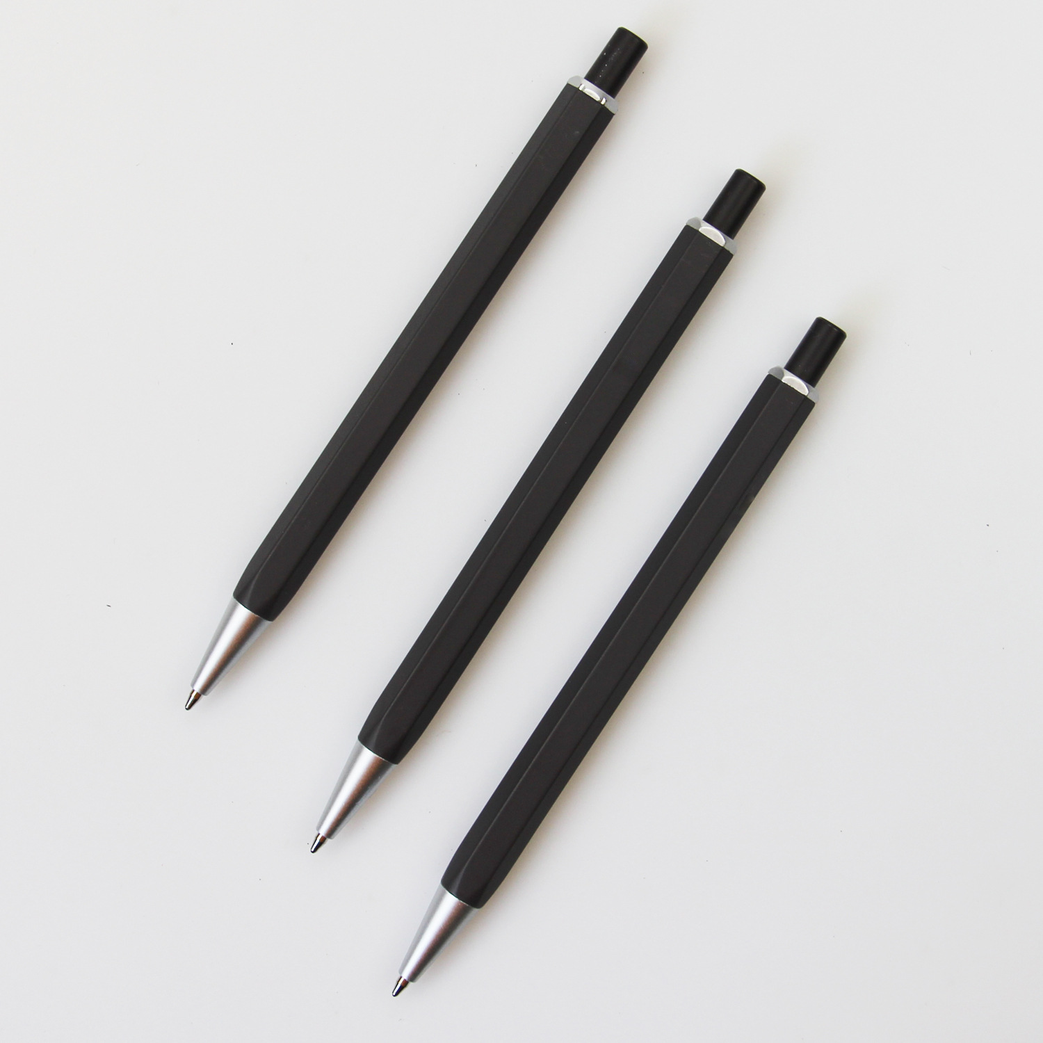 Custom Logo Press-type hexagonal ballpoint pen advertising pen | Premium Corporate Gifts and Custom Gifts