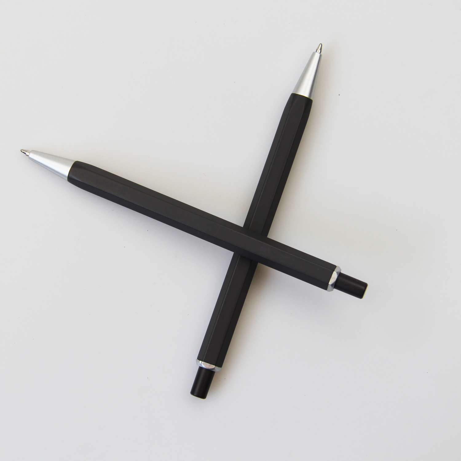 Custom Logo Press-type hexagonal ballpoint pen advertising pen | Premium Corporate Gifts and Custom Gifts