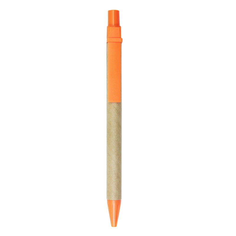 Custom Logo Environmentally Friendly Pressed Kraft Paper Advertising Pen | Premium Corporate Gifts and Custom Gifts