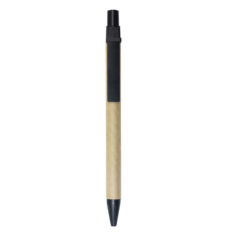 Custom Logo Environmentally Friendly Pressed Kraft Paper Advertising Pen | Premium Corporate Gifts and Custom Gifts