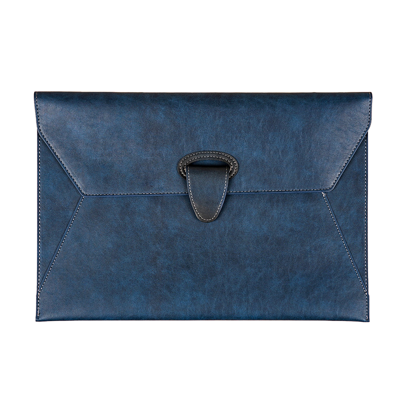 Custom Logo PU Leather Buckle Waterproof File Bag | Premium Corporate Gifts and Custom Gifts