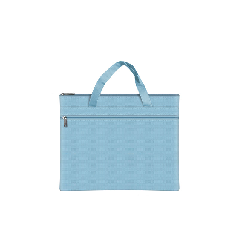 Candy-colored Double-layer Zippered Document Bag, view 5 of 8