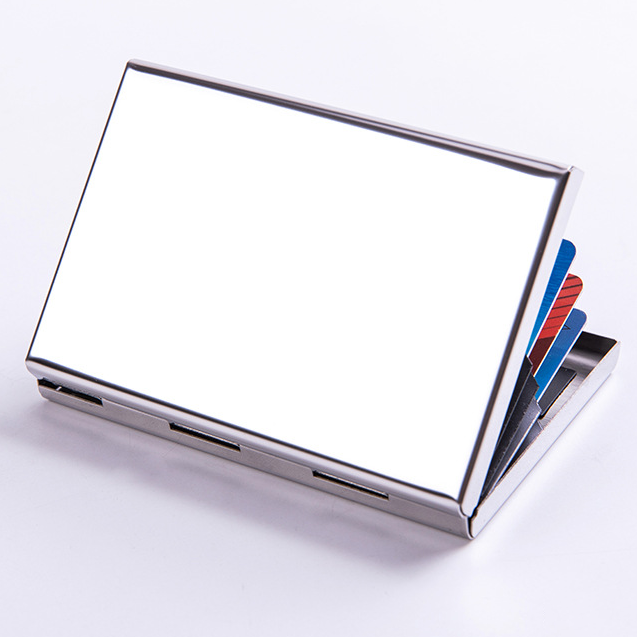 Simple Aluminum Alloy Business Card Holder, view 8 of 10