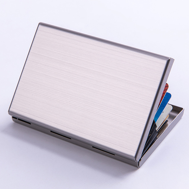 Simple Aluminum Alloy Business Card Holder, view 7 of 10