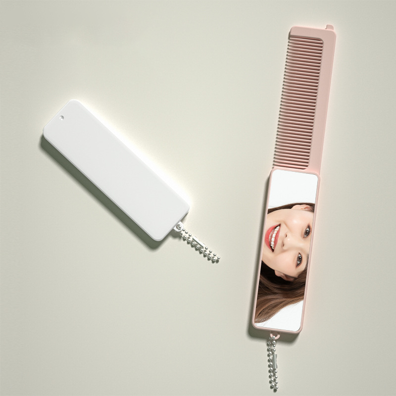 Custom Logo Mini Portable 2-in-1 Foldable Mirror Comb | Premium Corporate Gifts and Custom Gifts
