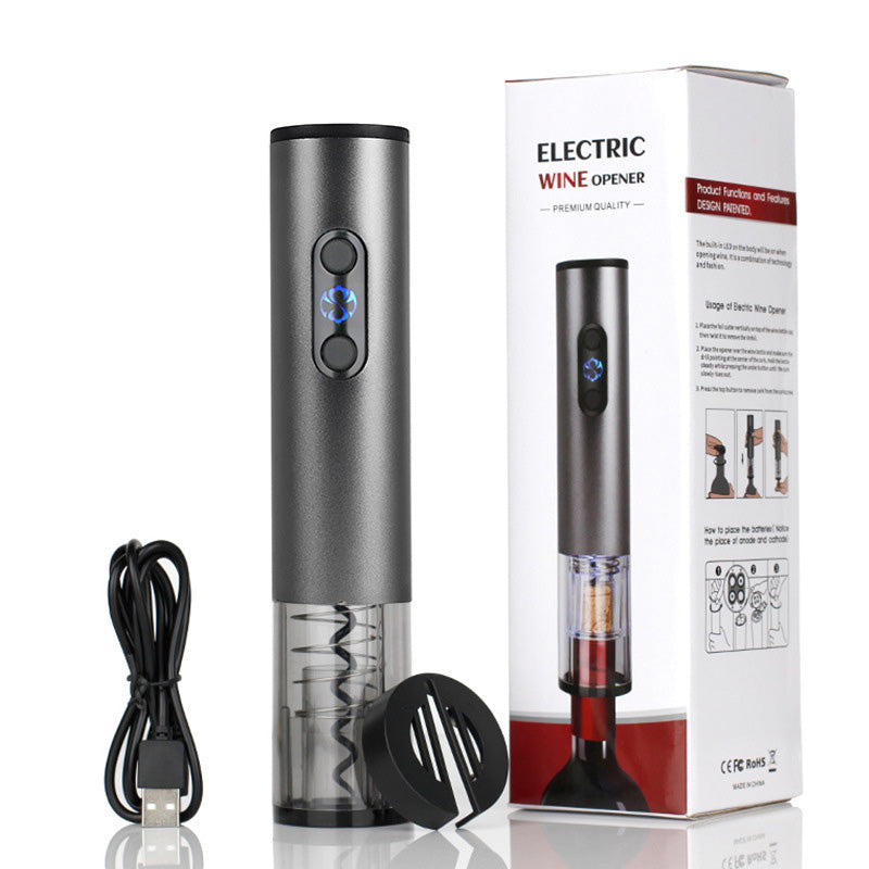 Custom Logo Electric Red Wine Bottle Opener | Premium Corporate Gifts and Custom Gifts