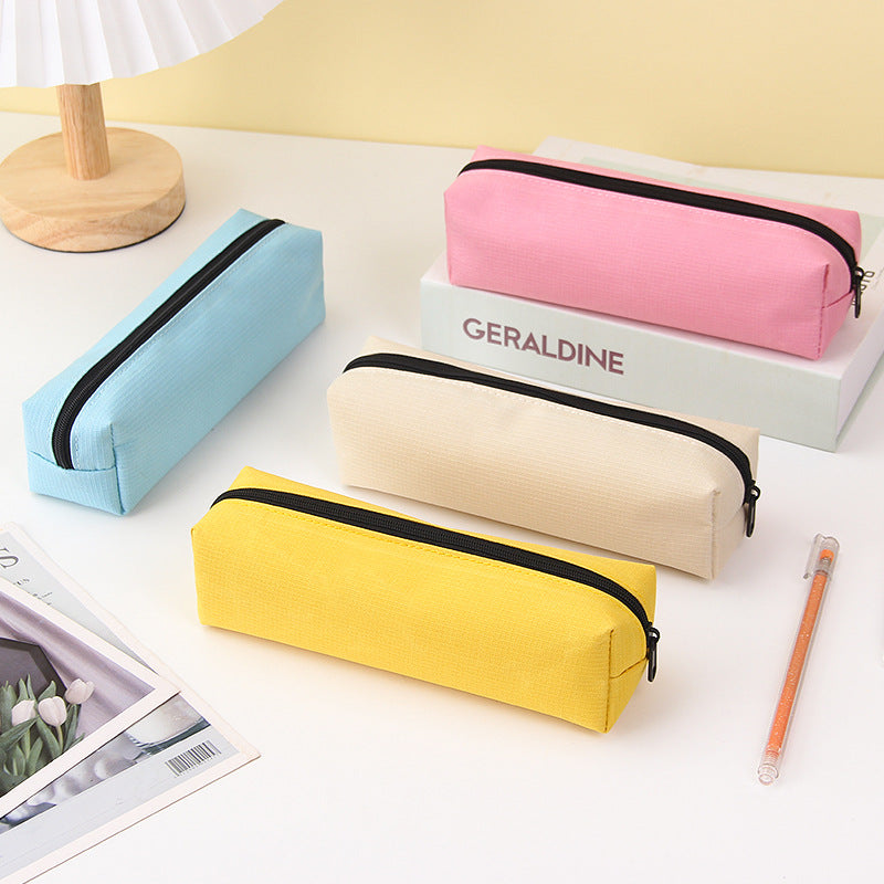 Custom Logo Solid Color Oxford Cloth Pencil Bag | Premium Corporate Gifts and Custom Gifts