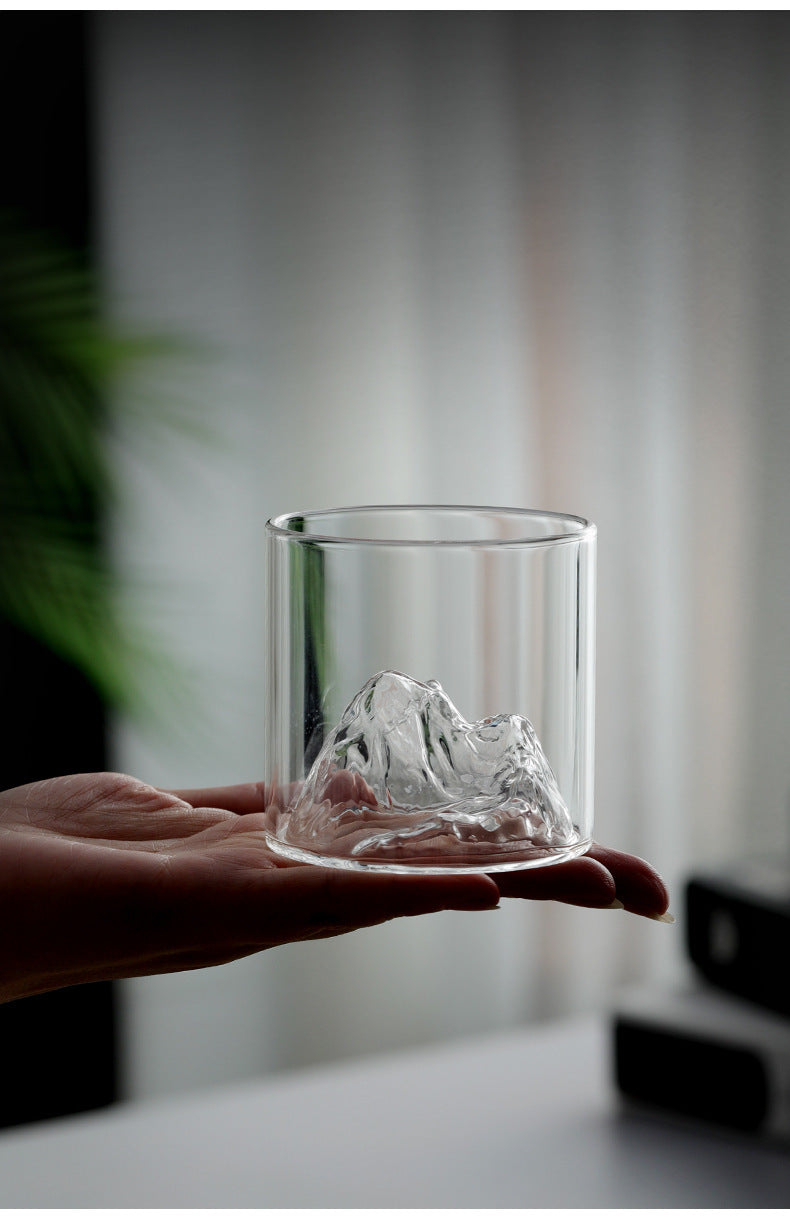 Textured Guanshan Glass Cup, view 3 of 6