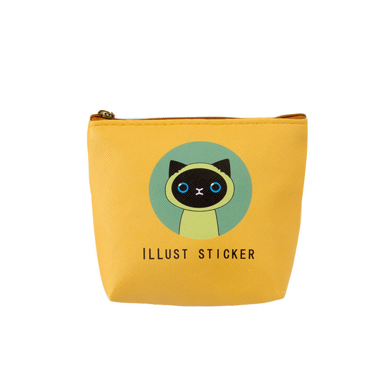 Cute Cartoon Storage Bag Coin Purse printed with a company logo, corporate gift