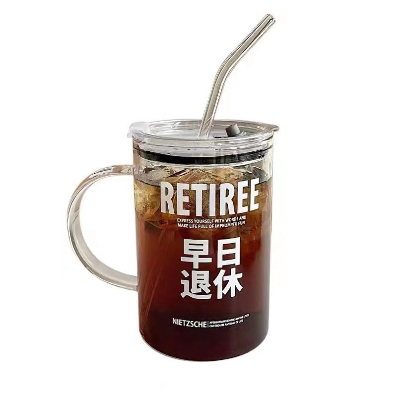 Custom Logo Large Capacity Handle Glass | Premium Corporate Gifts and Custom Gifts