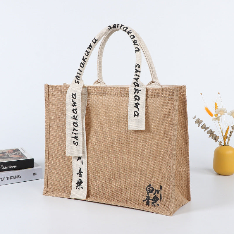 Vintage Linen Tote Bag, view 3 of 3