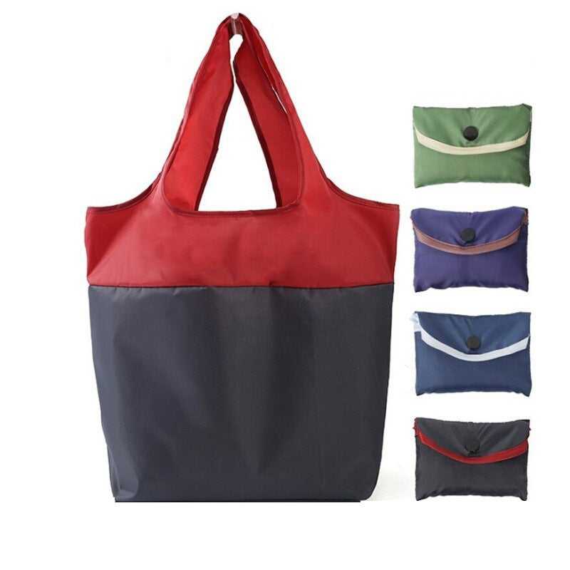 Folding Recycled Eco-friendly Shopping Bag Tote Bag, view 2 of 3