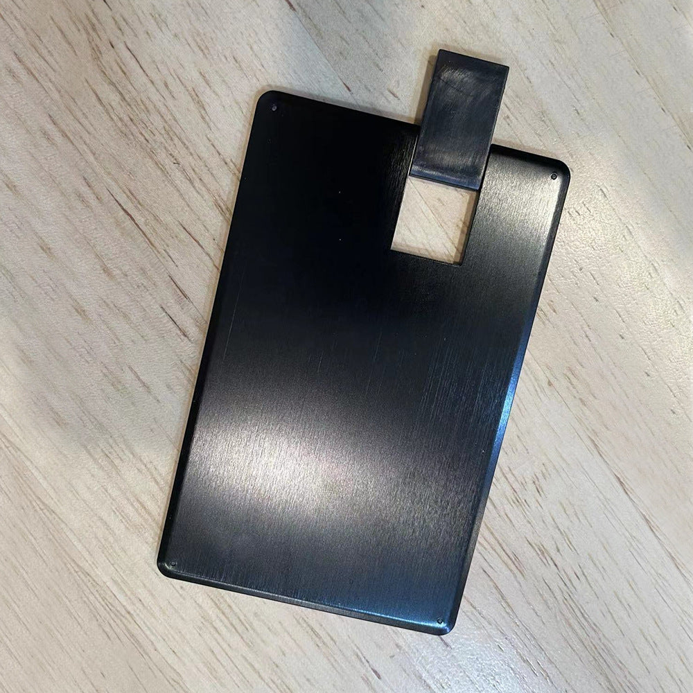 Thin and Light Metal Business Card Flash Drive, view 4 of 6
