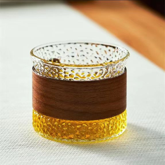 Custom Logo Wood Grain Bamboo Glass | Premium Corporate Gifts and Custom Gifts