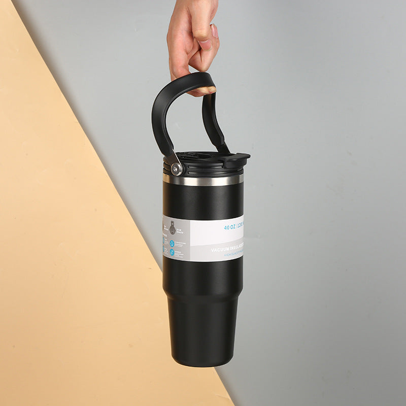 Double Drink Handheld Tumbler Thermos Mug, view 11 of 12