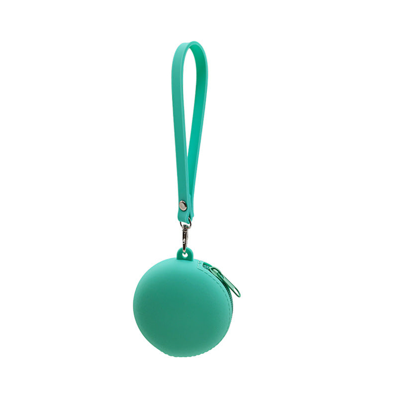 Round Lanyard Silicone Coin Purse, view 6 of 13