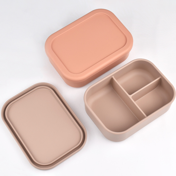 Custom Logo Multi-color silicone bento box | Premium Corporate Gifts and Custom Gifts