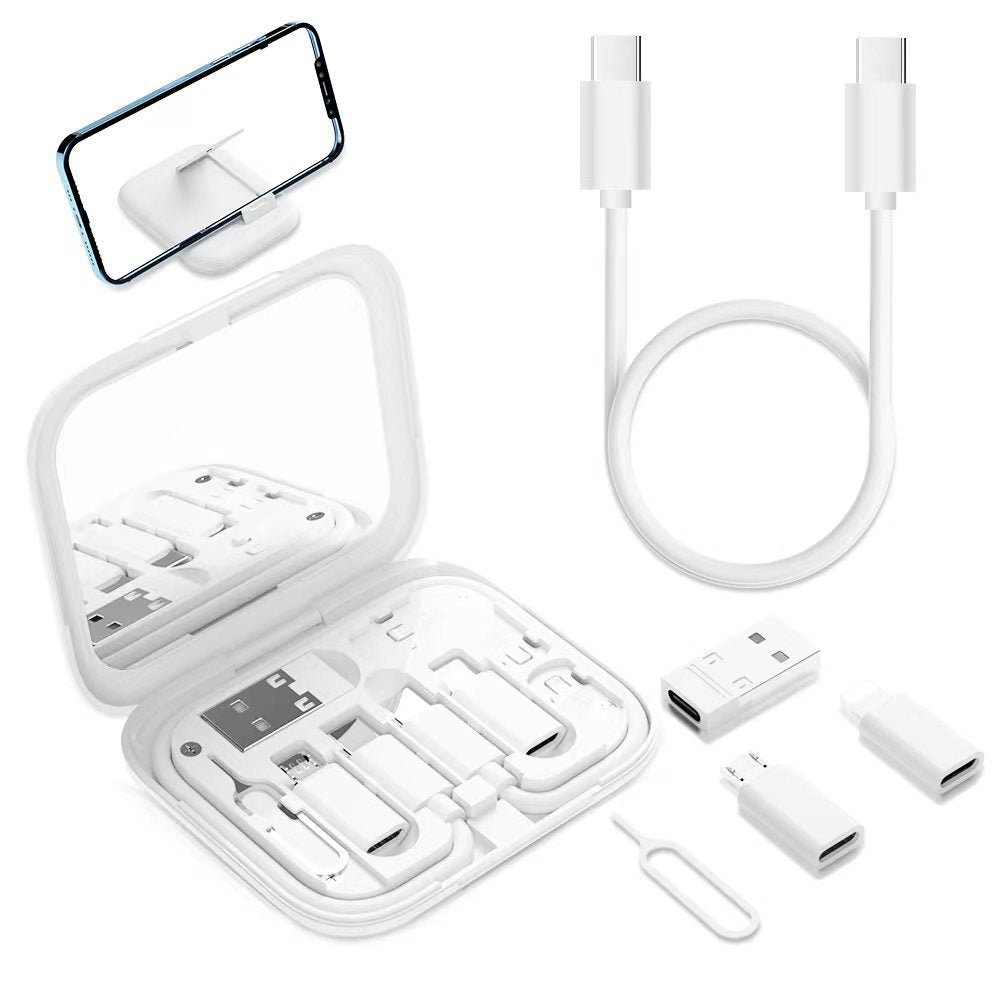 Custom Logo Small square multi-functional data cable storage box | Premium Corporate Gifts and Custom Gifts