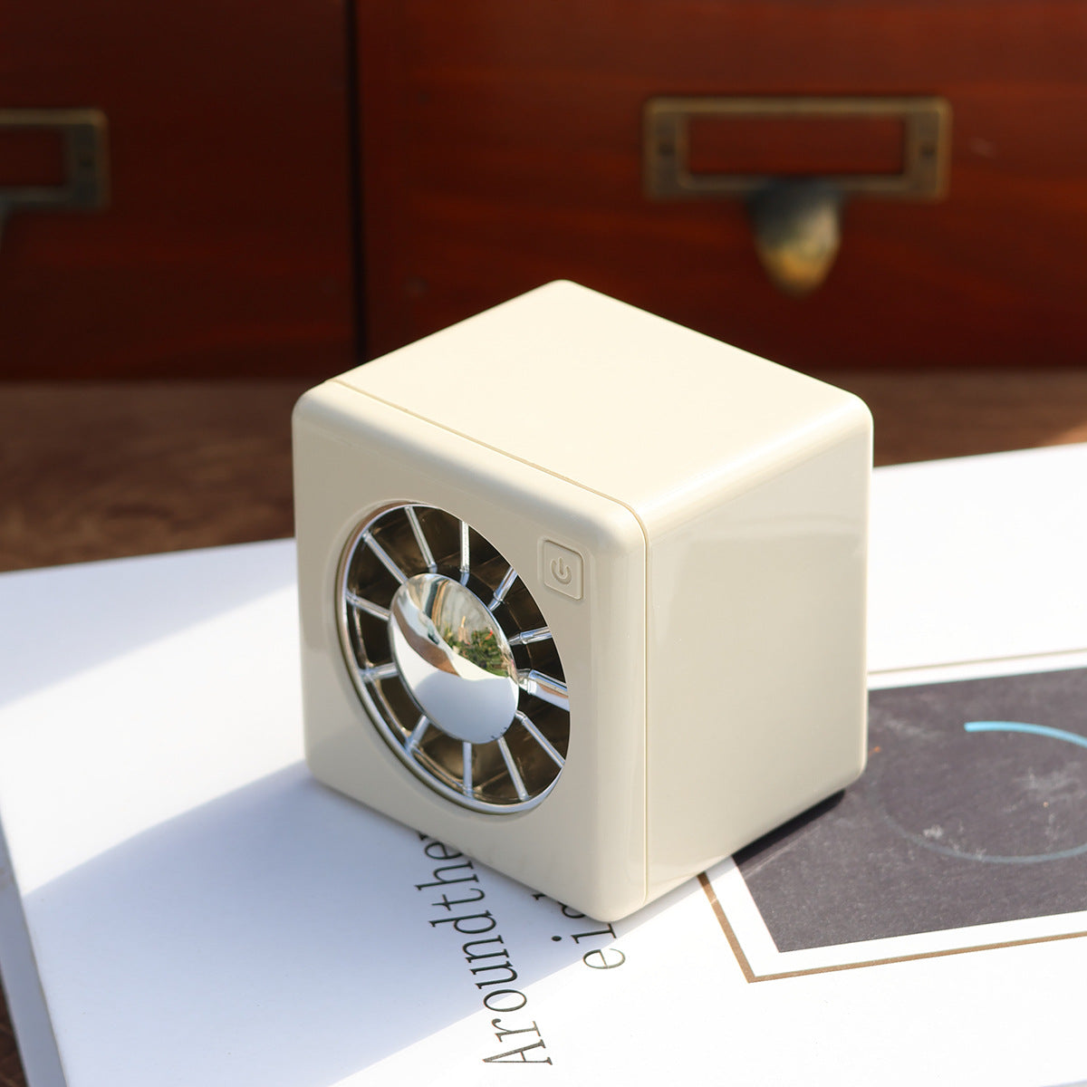 Custom Logo Office Square Desk Fan | Premium Corporate Gifts and Custom Gifts