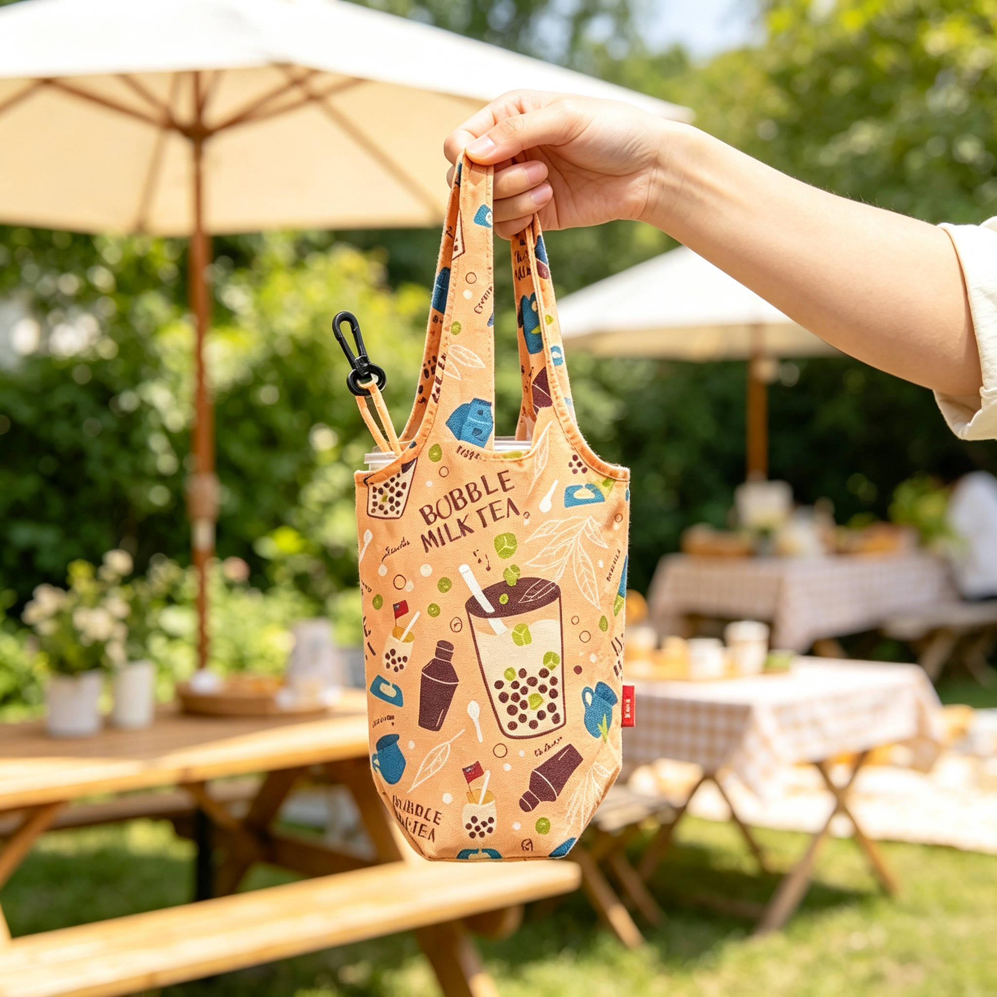 Custom logo Washable Beverage Storage Bag – image 1