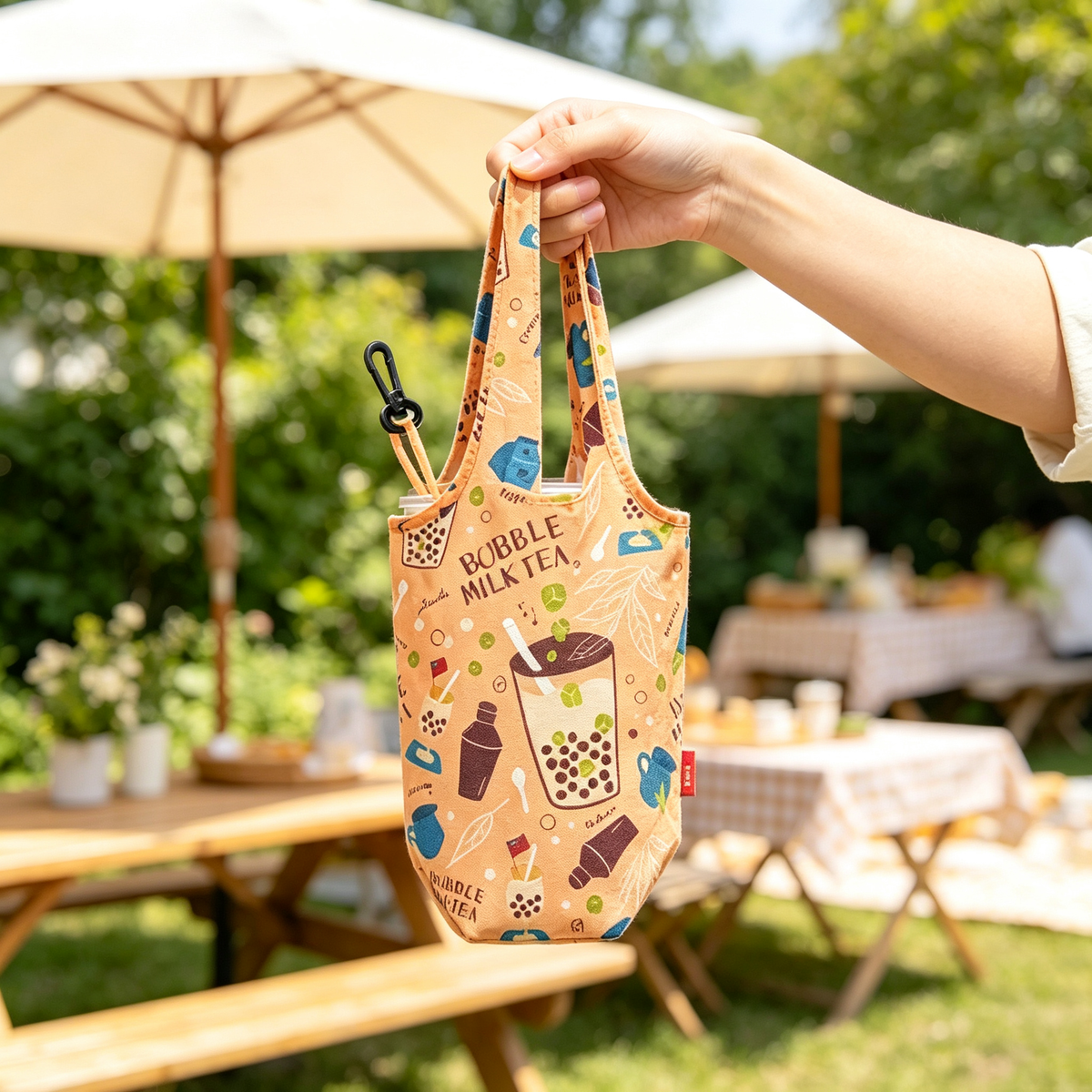 Custom logo Washable Beverage Storage Bag – image 1