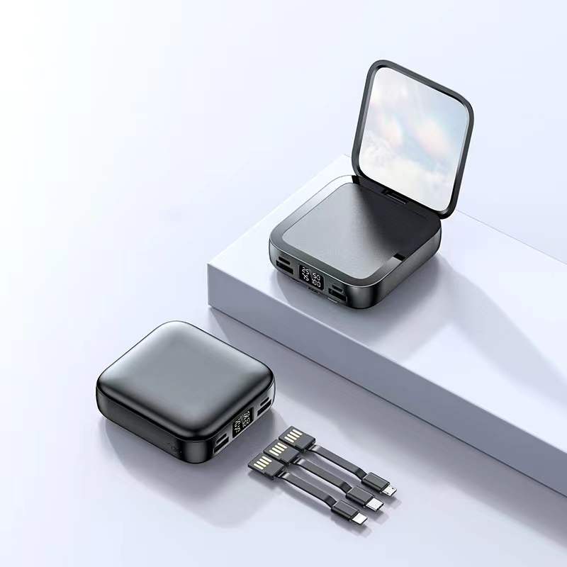 Multifunctional Makeup Mirror Power Bank, view 3 of 5