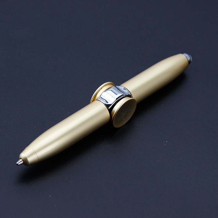 Fidget Spiral Turning Light Ballpoint Pen, view 12 of 12
