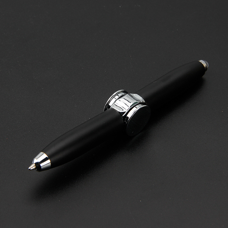 Fidget Spiral Turning Light Ballpoint Pen, view 8 of 12