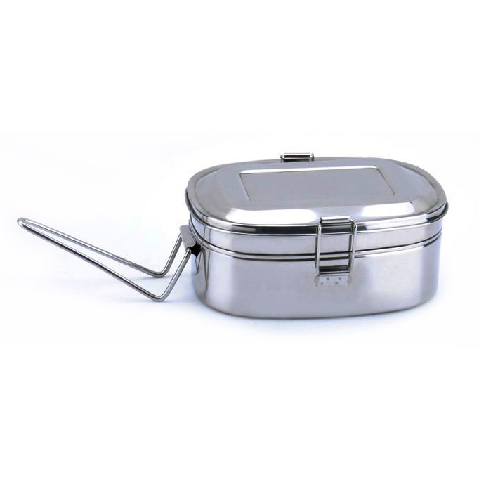 Custom Logo Double-layer stainless steel bento box | Premium Corporate Gifts and Custom Gifts