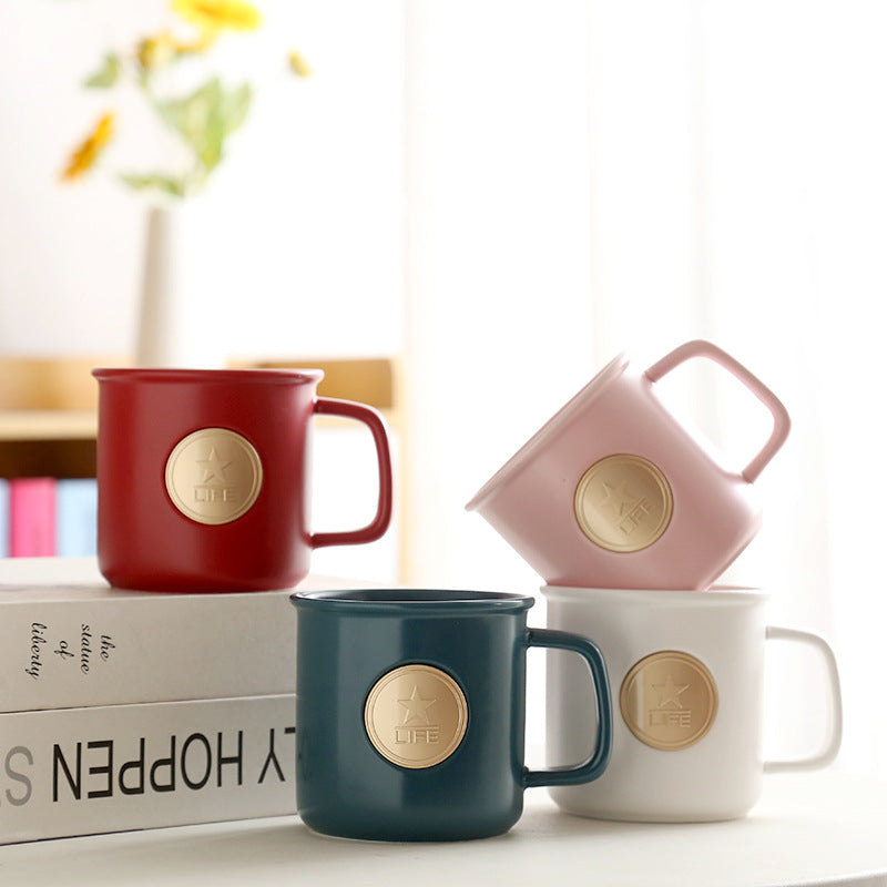 Custom Logo Copper Sheet Color Glazed Mug | Premium Corporate Gifts and Custom Gifts