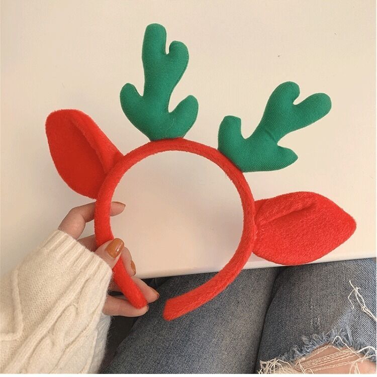 Cute Antler Headband printed with a company logo, corporate gift